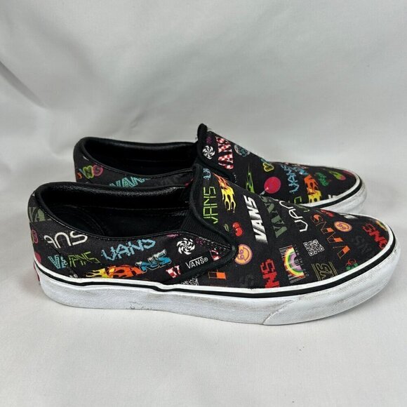Vans Disruptive Logo All Over Print Size 7.5 Men’s 9 Women’s - Picture 6 of 9